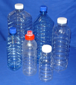 Distilled water bottles