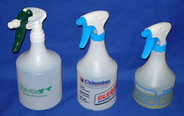 Adjustable Plastic Finger Spray Bottles